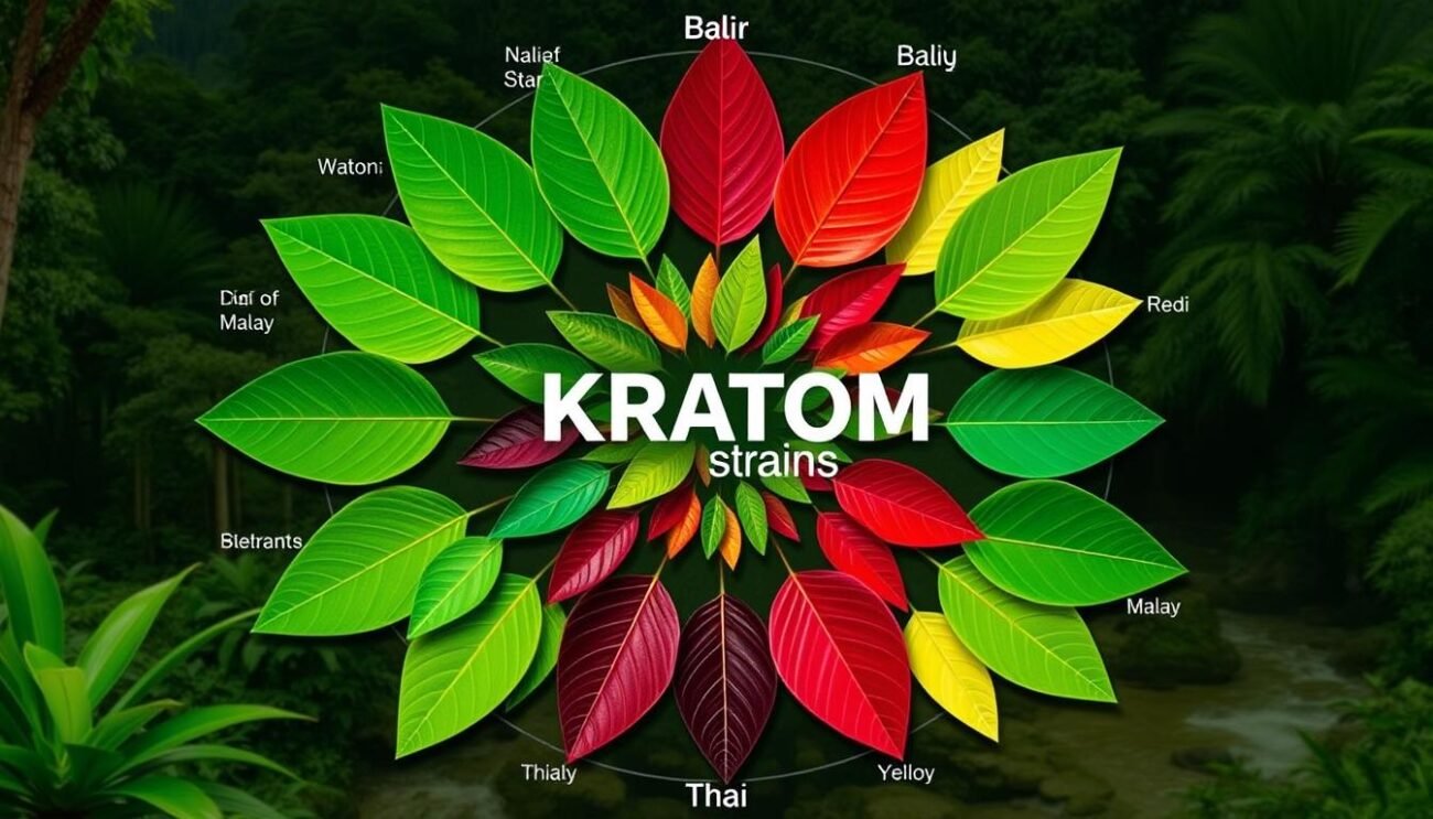 Comparaison des souches de kratom