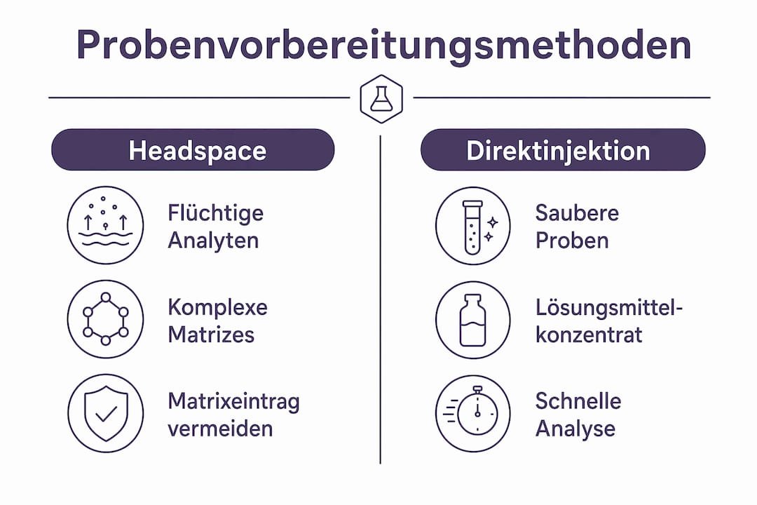Übersicht: Methoden zur Probenvorbereitung für die GC-MS – ein Vergleich auf einen Blick